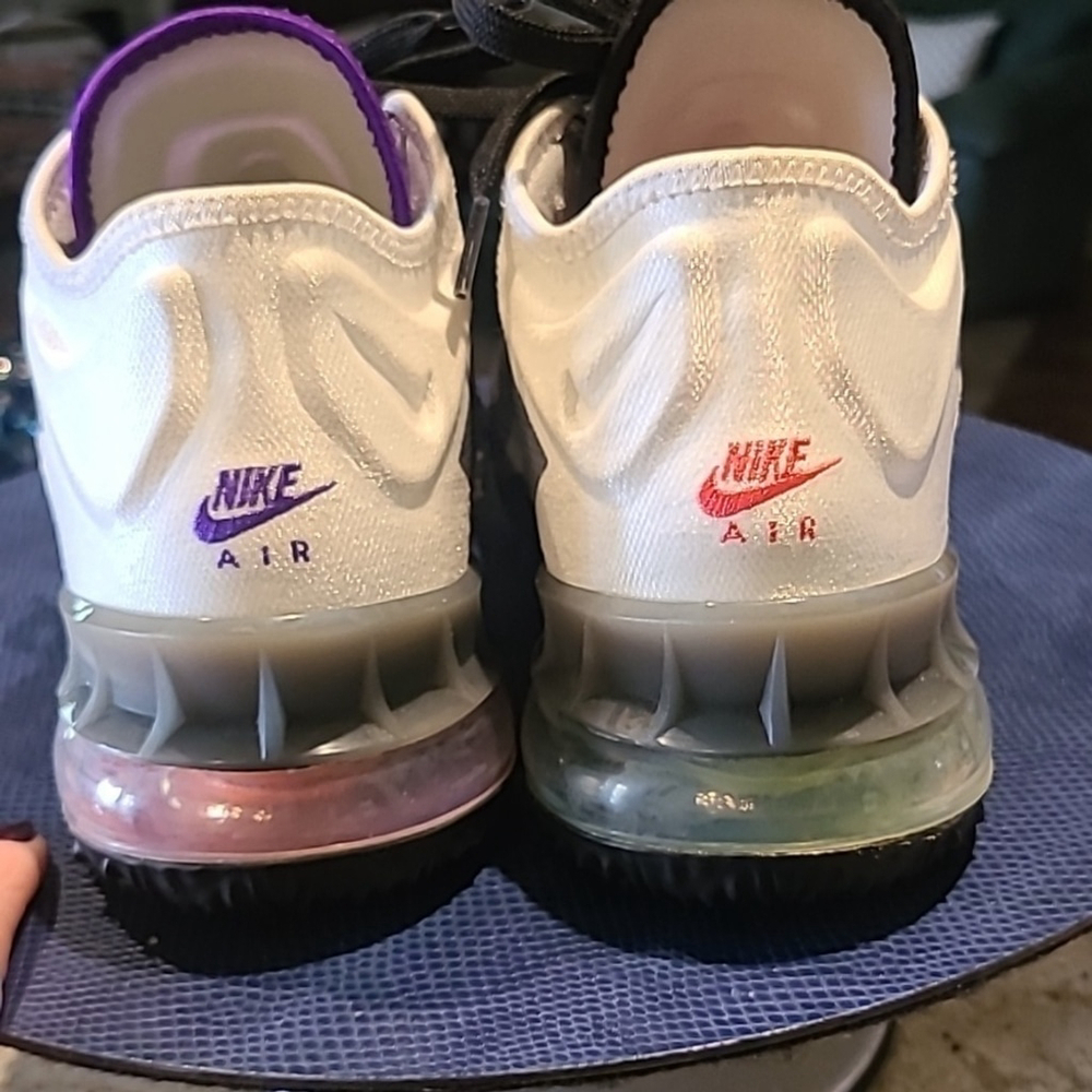 NIKE LeBron XVIII Low "Greedy"airmax sneakers multi color Mens sz 8.(#1199)VGC. - Picture 6 of 13